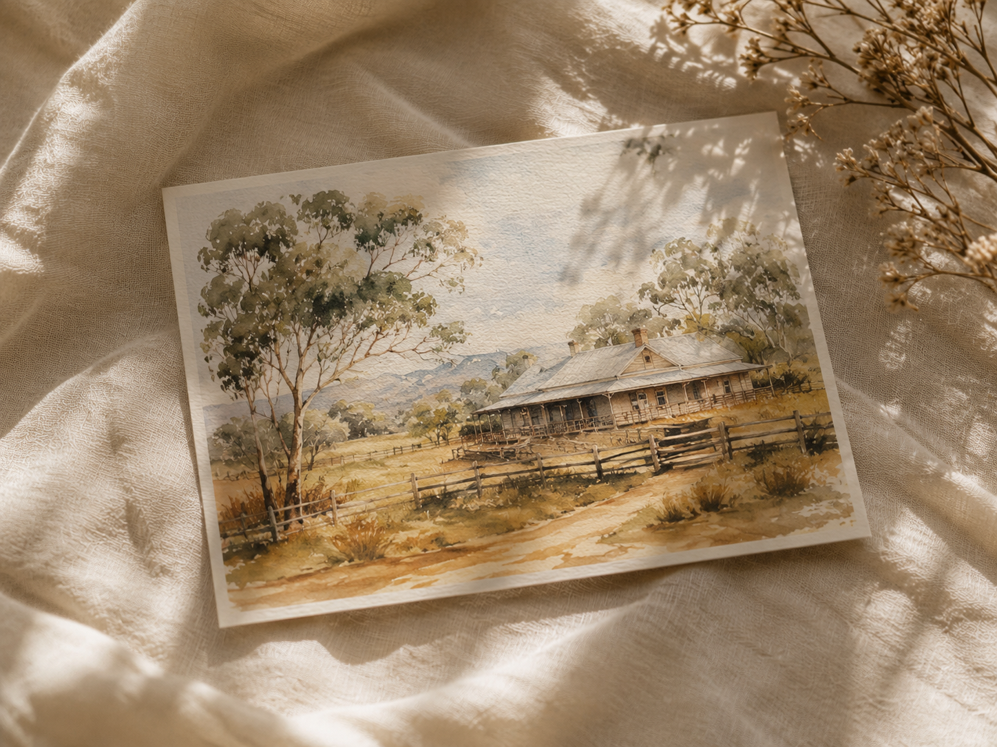 WATERCOLOR POSTCARD