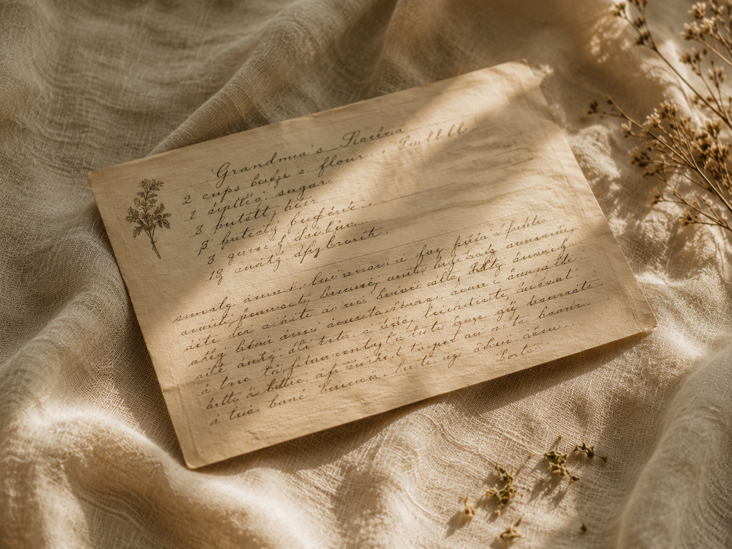 HERITAGE RECIPE